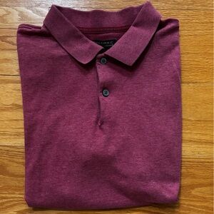 Banana Republic Men's Maroon Red Polo